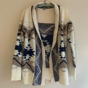 Charlotte Russe tribal cardigan